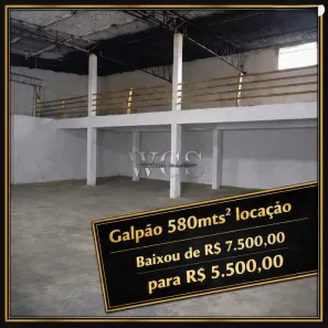 Galpão/Depósito/Armazém para alugar, 580m² no Parelheiros, São Paulo