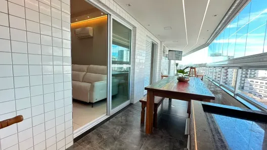 Apartamento com 3 Quartos para venda ou aluguel, 130m² no Caiçara, Praia Grande