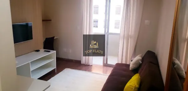 Flat com 1 Quarto para alugar, 37m² no Morro dos Ingleses, São Paulo