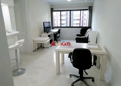 Flat com 1 Quarto para alugar, 45m² no Itaim Bibi, São Paulo