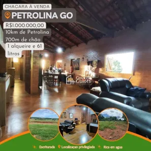 Fazenda/Sítio com 3 Quartos à venda, 130m² no , Petrolina de Goiás
