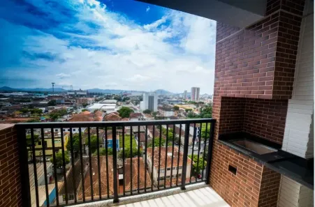 Apartamento com 3 Quartos à venda, 131m² no Encruzilhada, Santos