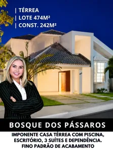 Casa de Condomínio com 3 Quartos à venda, 242m² no Parque do Jiqui, Parnamirim