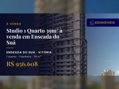 Apartamento com 1 Quarto à venda, 39m² no Enseada do Suá, Vitória