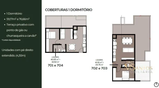 Cobertura com 1 Quarto à venda, 63m² no Ingleses do Rio Vermelho, Florianópolis