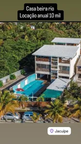 Casa de Condomínio com 5 Quartos para alugar, 400m² no Barra do Jacuípe, Camaçari