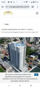 Apartamento com 1 Quarto à venda, 32m² no Pestana, Osasco
