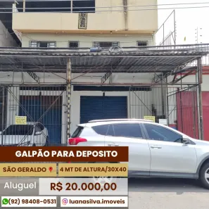 Casa com 1 Quarto para alugar, 1200m² no São Geraldo, Manaus
