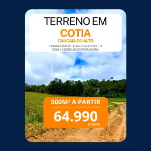 Lote/Terreno à venda, 500m² no Jardim da Luz, Embu das Artes