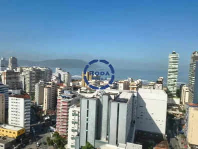 Apartamento com 3 Quartos para alugar, 103m² no Gonzaga, Santos