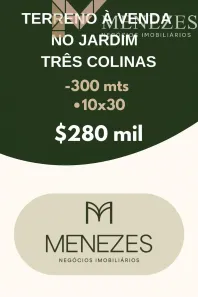 Lote/Terreno à venda, 300m² no Jardim Três Colinas, Franca