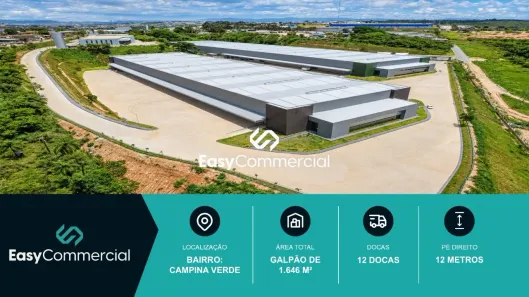 Galpão/Depósito/Armazém para alugar, 1646m² no Campina Verde, Contagem