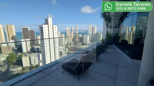 Flat com 1 Quarto à venda, 28m² no Boa Viagem, Recife