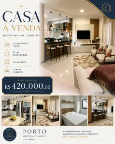 Casa com 2 Quartos à venda, 77m² no Conjunto Habitacional Engenheiro Francisco Blasi, Botucatu