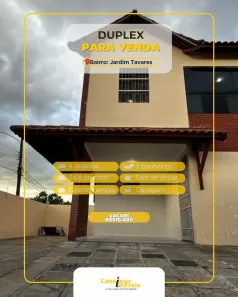 Sobrado com 4 Quartos à venda, 121m² no Jardim Tavares, Campina Grande
