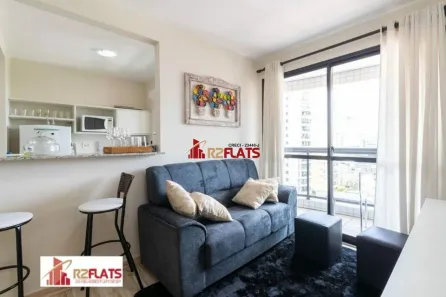 Flat com 1 Quarto para alugar, 48m² no Vila Nova Conceição, São Paulo