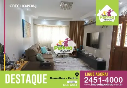 Sobrado com 3 Quartos à venda, 175m² no Centro, Guarulhos