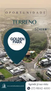 Lote/Terreno à venda, 420m² no Golden Park Residence II, Mirassol