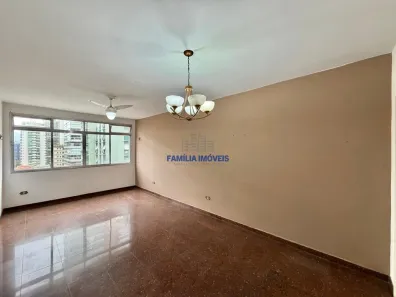 Apartamento com 3 Quartos para alugar, 119m² no Gonzaga, Santos