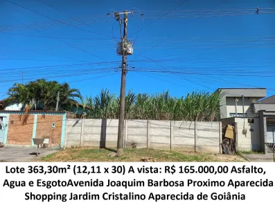 Lote/Terreno à venda, 363m² no Jardim Cristalino, Aparecida de Goiânia
