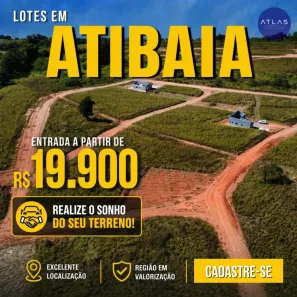 Lote/Terreno à venda, 600m² no Tanque, Atibaia