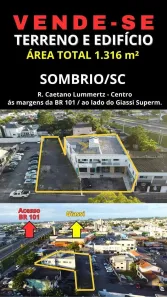 Prédio Comercial à venda, 1316m² no Centro, Sombrio