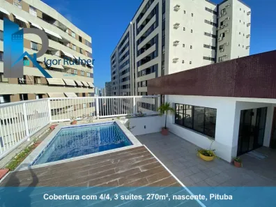 Cobertura com 4 Quartos à venda, 270m² no Pituba, Salvador