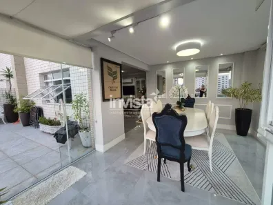 Apartamento com 3 Quartos à venda, 155m² no Pompéia, Santos
