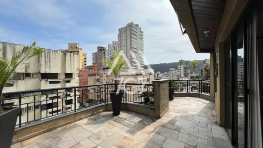 Cobertura com 3 Quartos para alugar, 180m² no Enseada, Guarujá