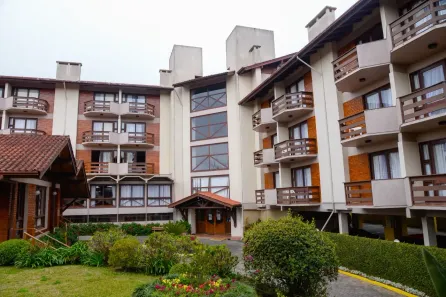 Apartamento com 2 Quartos para alugar, 35m² no Centro, Gramado