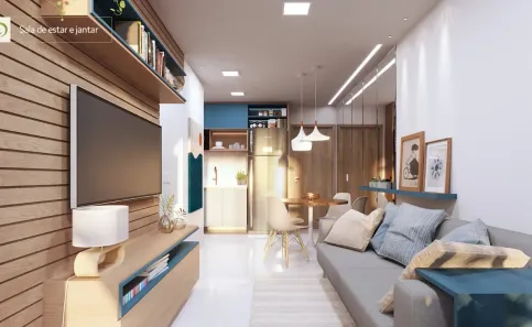 Apartamento com 1 Quarto à venda, 44m² no Ponta Verde, Maceió
