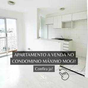 Apartamento com 2 Quartos à venda, 48m² no Vila Mogilar, Mogi das Cruzes