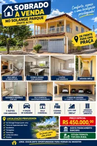 Sobrado com 3 Quartos à venda, 360m² no Solange Parque I, Goiânia