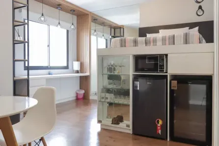 Kitnet com 1 Quarto à venda, 29m² no Indianópolis, São Paulo