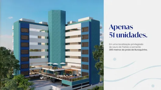 Apartamento com 2 Quartos à venda, 71m² no Buraquinho, Lauro de Freitas