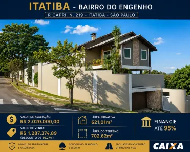 Sobrado com 4 Quartos à venda, 621m² no Giardino D' Itália, Itatiba