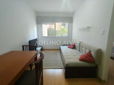 Apartamento com 1 Quarto para alugar, 37m² no Vila Nova Conceição, São Paulo