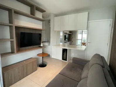 Apartamento com 1 Quarto para alugar, 37m² no Cidade Monções, São Paulo
