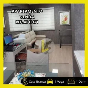 Apartamento com 1 Quarto à venda, 44m² no Casa Branca, Santo André