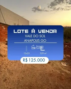 Lote/Terreno à venda, 300m² no Residencial Vale do Sol, Anápolis