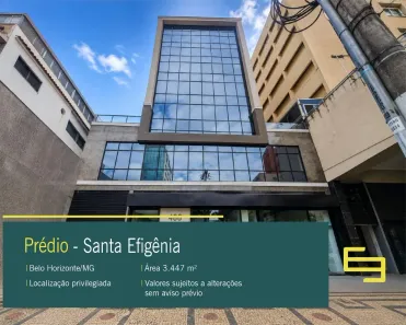 Prédio Comercial para alugar, 1995m² no Santa Efigênia, Belo Horizonte