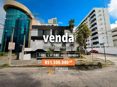 Prédio Comercial à venda, 819m² no Tirol, Natal