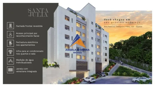Apartamento com 2 Quartos à venda, 56m² no Buritis, Belo Horizonte