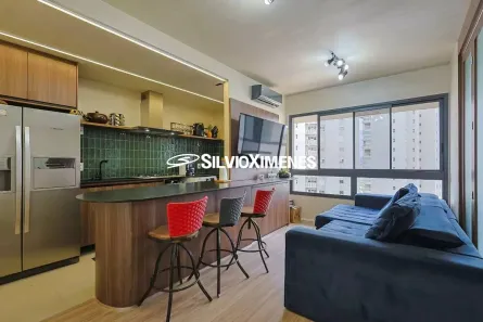 Apartamento com 1 Quarto para alugar, 57m² no Vila da Serra, Nova Lima