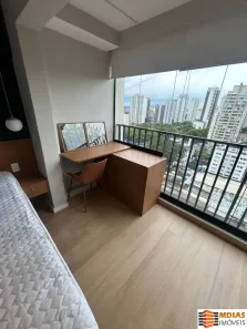 Apartamento com 1 Quarto para alugar, 25m² no Santo Amaro, São Paulo