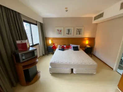 Flat com 1 Quarto para alugar, 28m² no Indianópolis, São Paulo