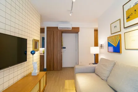 Flat com 1 Quarto para alugar, 45m² no Consolação, São Paulo