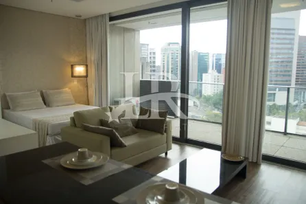 Flat com 1 Quarto para alugar, 42m² no Vila Olímpia, São Paulo