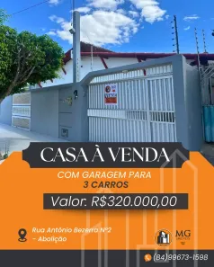 Casa com 3 Quartos à venda, 120m² no Abolição, Mossoró