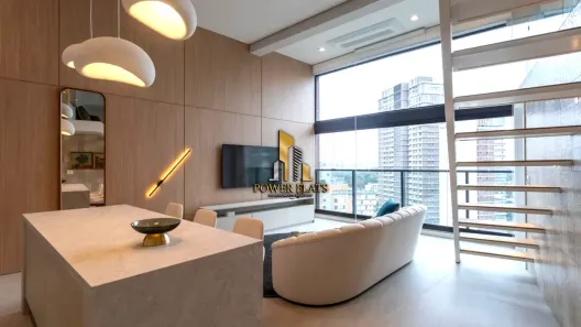 Flat com 1 Quarto para alugar, 45m² no Indianópolis, São Paulo
